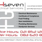 Maatskappy 1 beeld 24SEVEN ELECTRICAL SERVICES New Electrical Installations in Cape Town WC