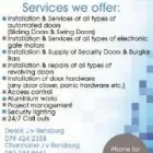 Maatskappy 1 beeld AU DOOR SERVICES (PTY) LTD Supply of Iron Mongery in Johannesburg GP