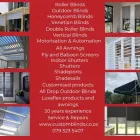 Maatskappy 2 beeld CUSTOM BLINDS SHUTTERS AND AWNINGS Blinds And Awnings in Knysna WC