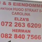 Maatskappy 1 beeld J & S PROPERTIES Property Management Company in Carolina MP