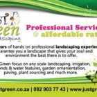 Maatskappy 2 beeld JUST GREEN LANDSCAPING Water Features in Pretoria GP