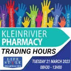 Maatskappy 6 beeld KLEINRIVIER LIFESTYLE PHARMACY Vitamins & Supplements in Hermanus WC