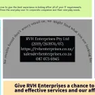 Maatskappy 1 beeld RVH ENTERPRISES PTY LTD Network Cabling in Roodepoort GP
