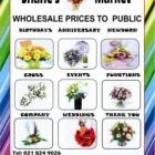 Maatskappy 1 beeld SHANE'S FLOWER MARKET Wedding Flowers in Cape Town WC