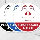 Maatskappy 1 beeld SOCIAL DISTANCING STICKERS School in Cape Town WC