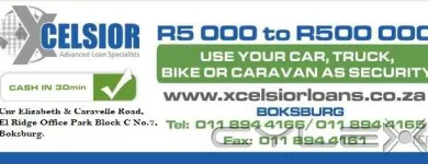 Maatskappy 5 beeld XCELSIOR FINANCIAL SERVICES Secured Loans in Boksburg GP